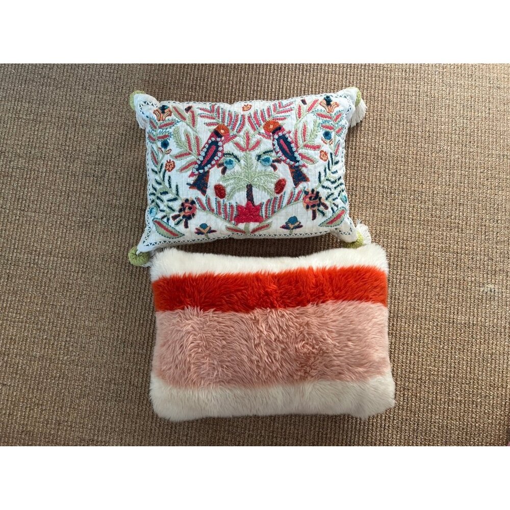 Lot of Anthropology pillows
